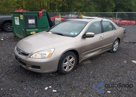 2006 Honda Accord 2.4 Ex из США, поврежденный, VIN 1HGCM568X6A168633